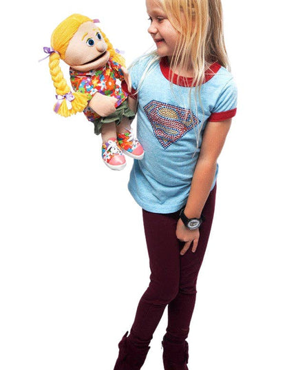 Silly Puppets Cindy Puppet – 14" Peach Skin Hand Puppet