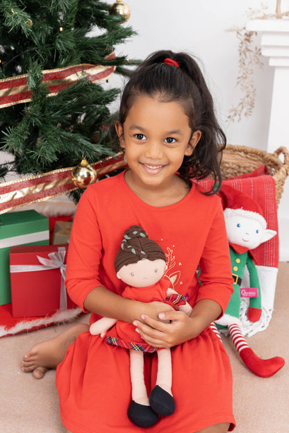 The Christmas Cuddle Doll - Sweet, Soft & Gift-Ready - Made In Sri Lanka