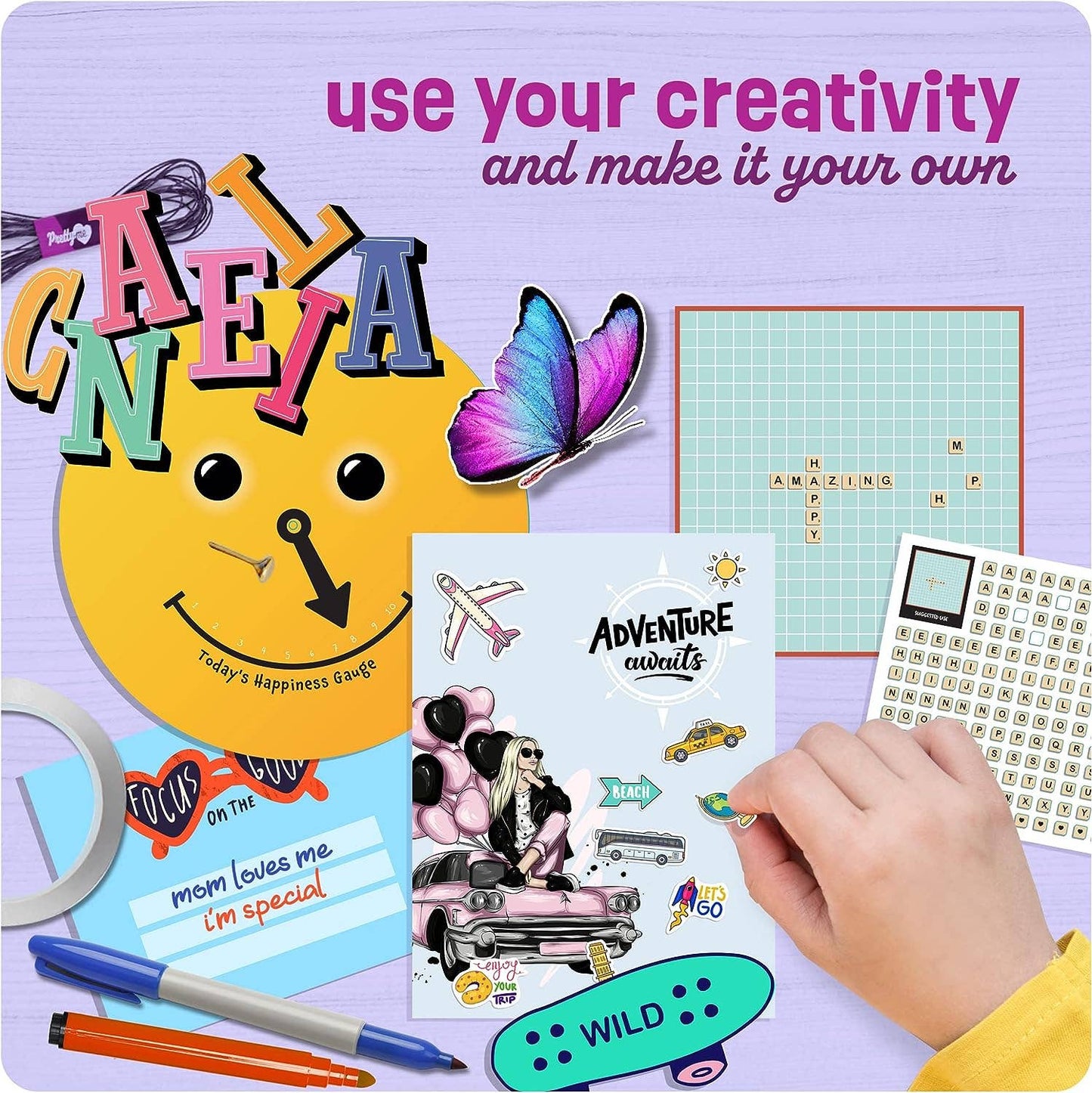 Dan&Darci - DIY Wall Collage Kit for Teen & Tween Girls