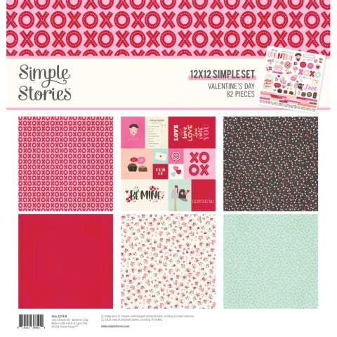 Simple Stories - Valentine's Day - Scrapbook Collection Kit