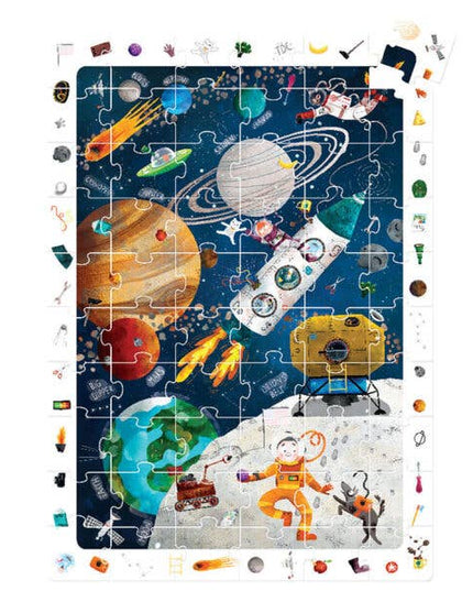 Space 60Pc Observation Puzzle + Large Educational Poster! by Banana Panda - Made In Poland