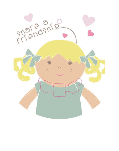 Mandy - A Dress-Up Doll with a Bracelet to Share - Made In Sri Lanka