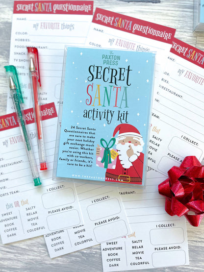 Secret Santa Activity Kit - Made In U.S