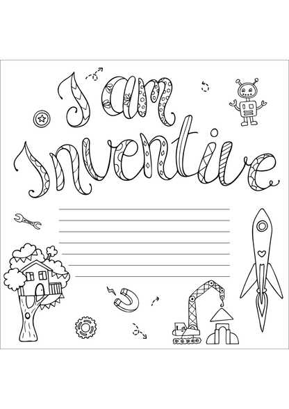 Fall Arts & Crafts for Girls - "I Am Confident, Brave..."