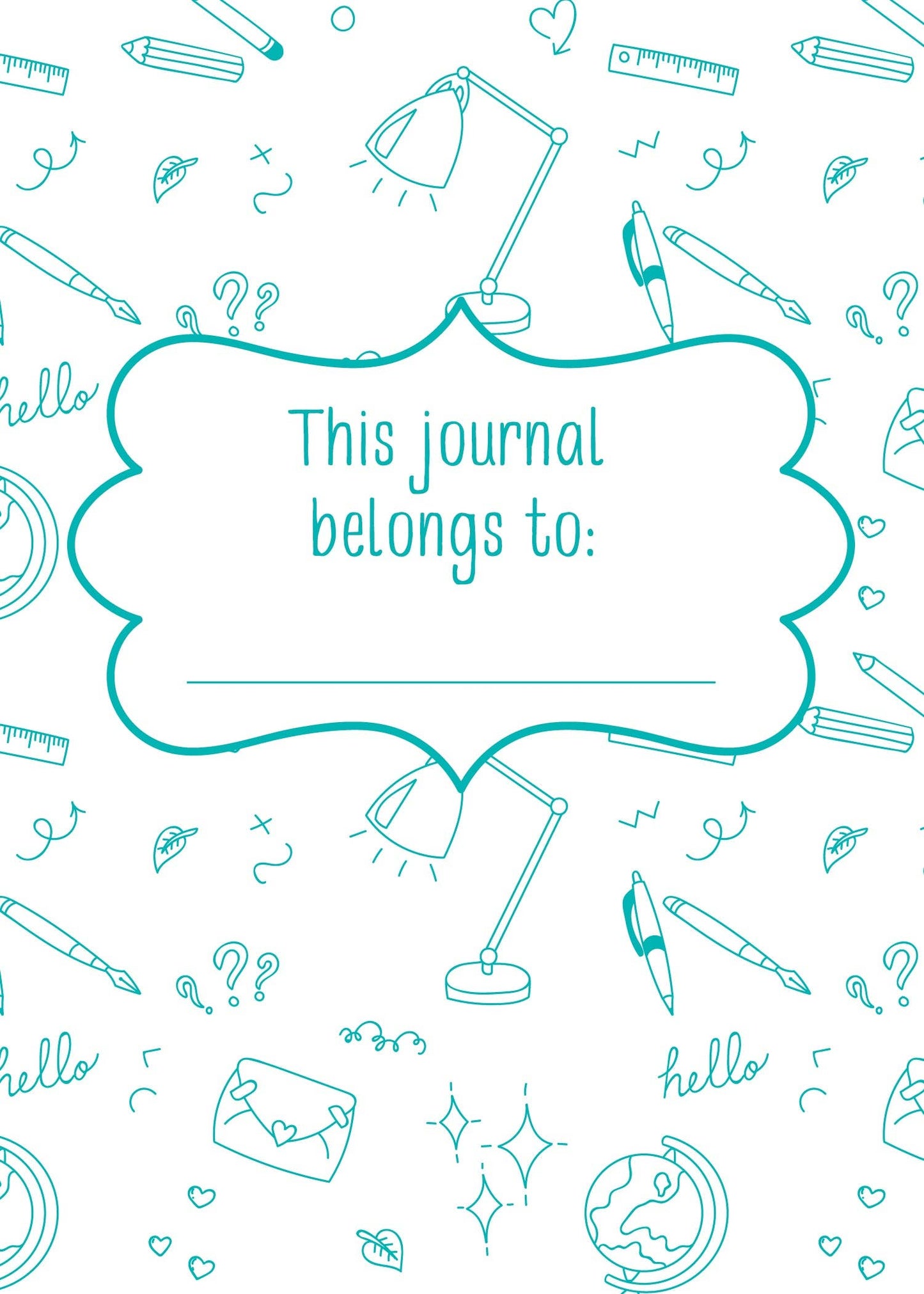 Fall Activity - Journal for Girls - "I'm Me!"