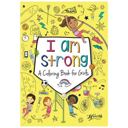 Fall Activity - Coloring Book for Girls - "I Am Strong"
