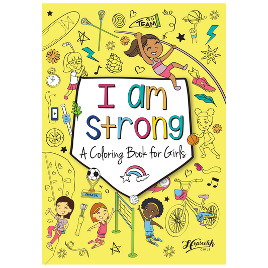 Fall Activity - Coloring Book for Girls - "I Am Strong"