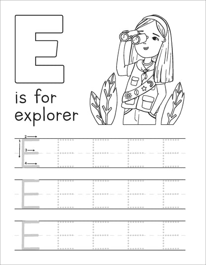 Learn to Write Book - "G Is For Girl: Trace & Learn Letters"