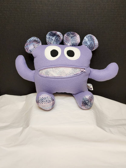 Vera Violet Worry Chomper - A Handmade Plush for Mindful Comfort - Made In U.S