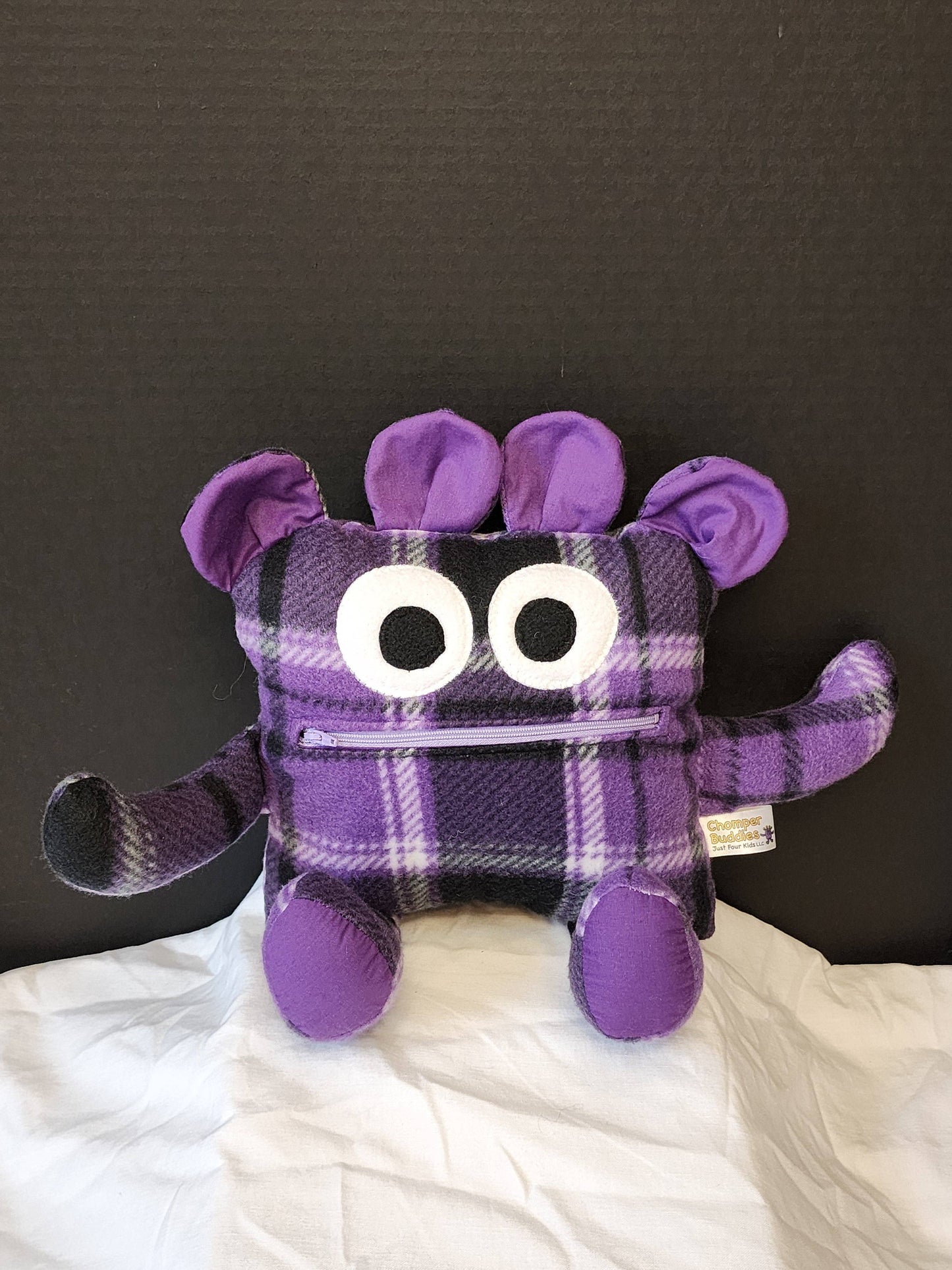 Violet Mae Chomper Buddy - Cozy Worry-Eating Plush Friend - Made In U.S