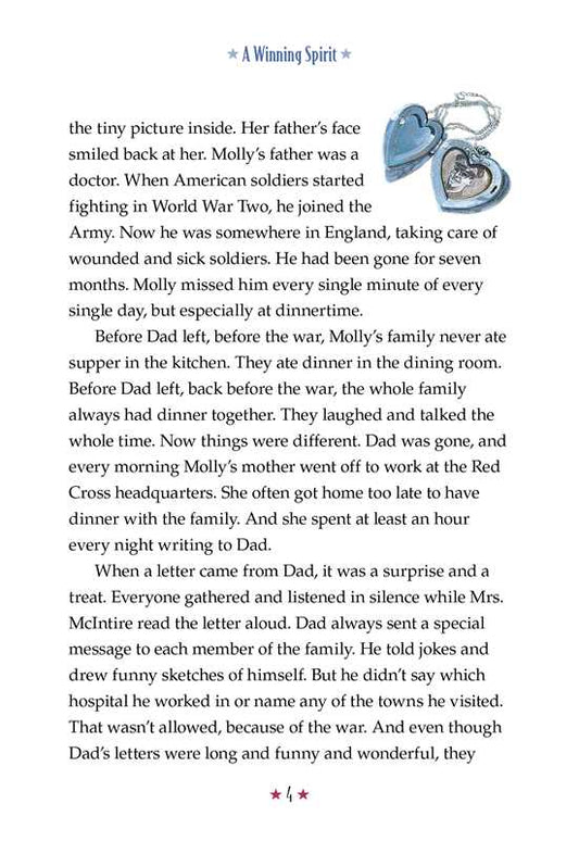 American Girl - Molly: A Winning Spirit by Valerie Tripp: Paperback; 136 pages / English