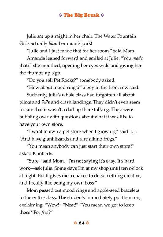 American Girl - Julie: The Big Break by Megan McDonald: Paperback; 120 pages / English