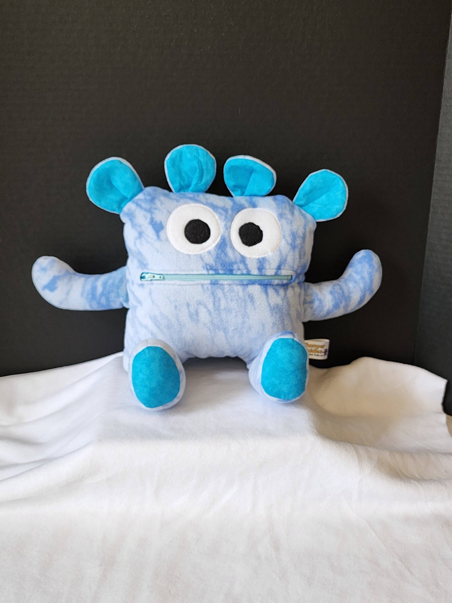 Skylar Cloud Worry Chomper - A Soothing Plush for Blue-Sky Serenity - Made In U.S