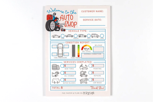 Kids Playtime Pad Auto Shop - Imaginative Mechanic Play - Made In U.S