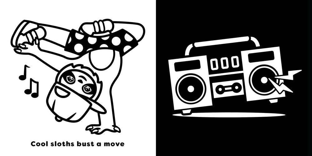 Contrast Book of Cool Tunes: Children's Board Book