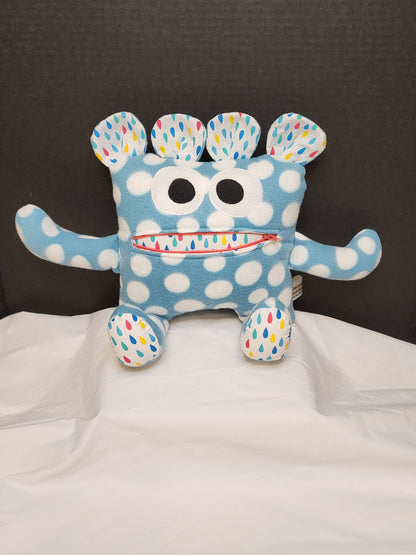 Raindrop Riley Chomper Buddy - Handmade Plush for Calm & Smiles - Made In U.S