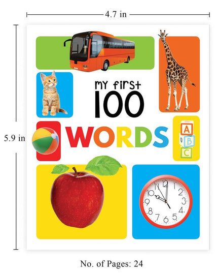 My First 100 Words Childrens Board Book - Wonderhouse