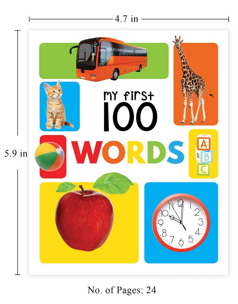 My First 100 Words Childrens Board Book