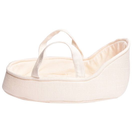 Organic Cotton Baby Doll Carry Cot - Soft & Sustainable - Made in Sri Lanka