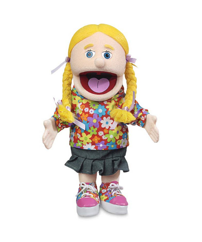 Silly Puppets Cindy Puppet – 14" Peach Skin Hand Puppet