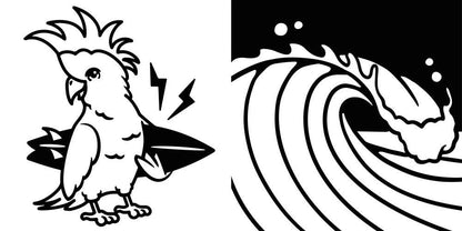 Contrast Book of Cool Animals: Children's Board Book