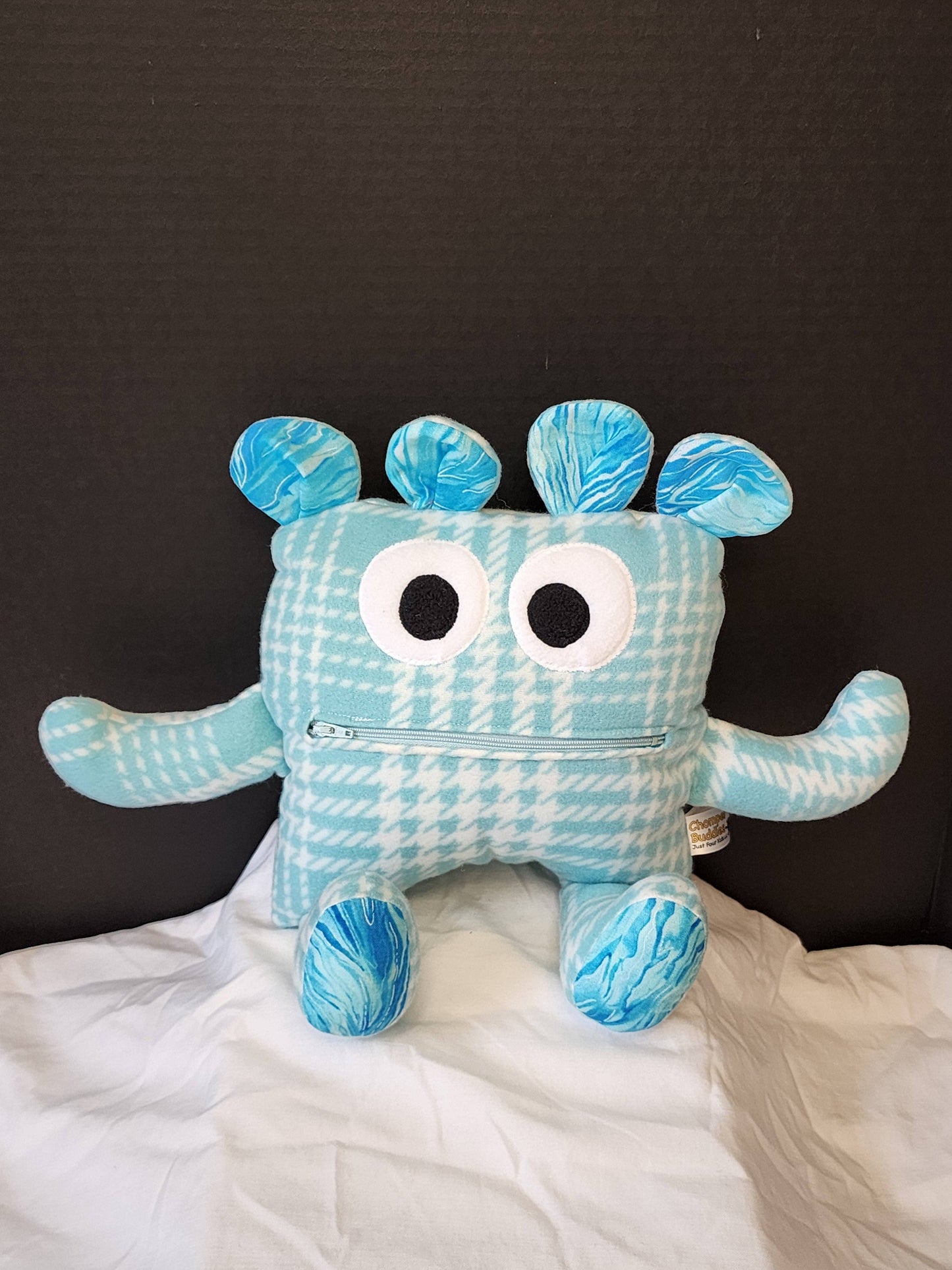 Coral the Worry Chomper - A Handmade Plush for Peaceful Hearts - Made In U.S