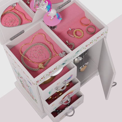 Dan&Darci - Unicorn Musical Jewelry Box for Kids, Gifts for Girls, Toy