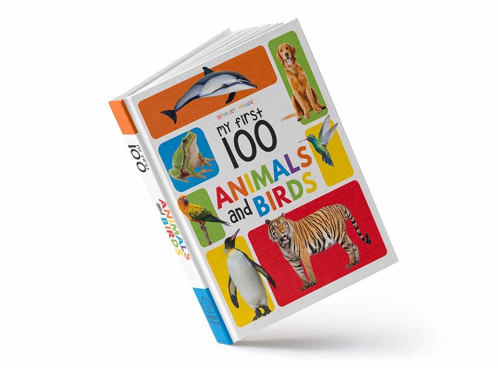 My First 100 Animals And Birds Childrens Board Book