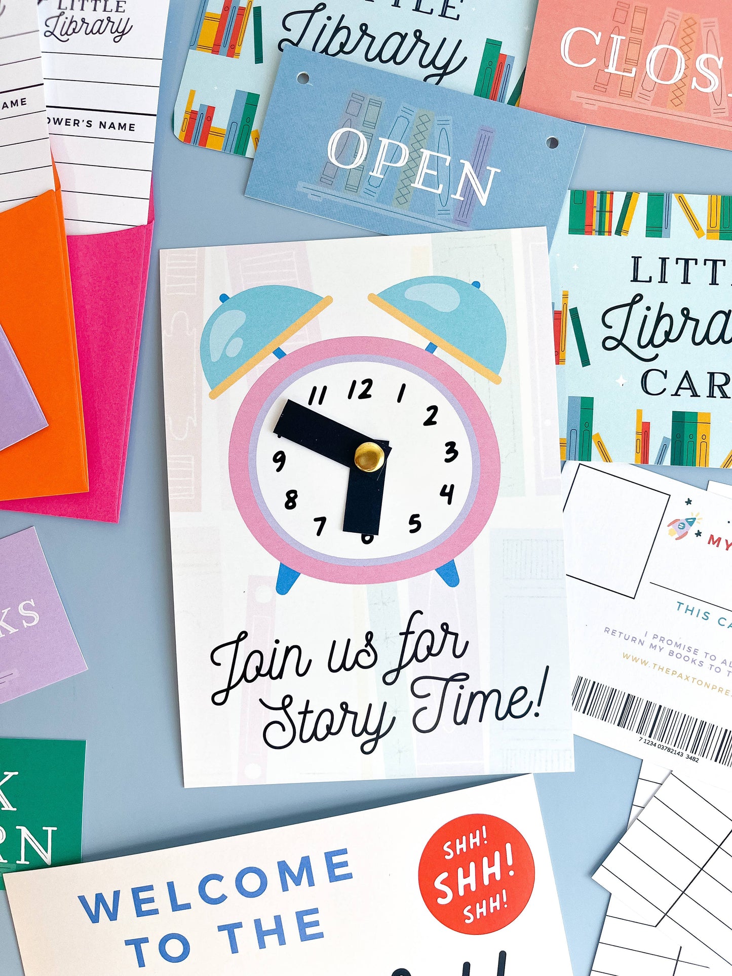 D.I.Y. Little Library Pretend Play Kit - Made In U.S