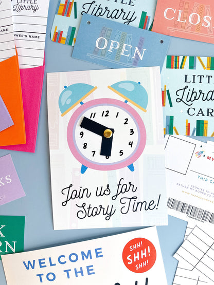 D.I.Y. Little Library Pretend Play Kit - Made In U.S