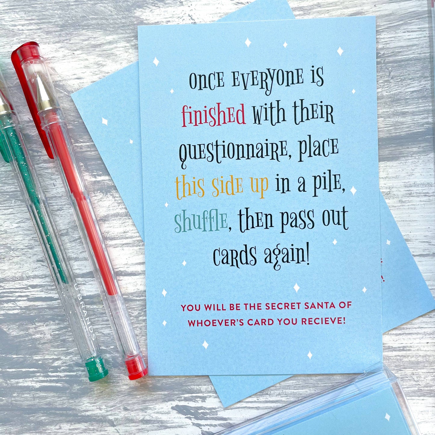 Secret Santa Activity Kit - Made In U.S