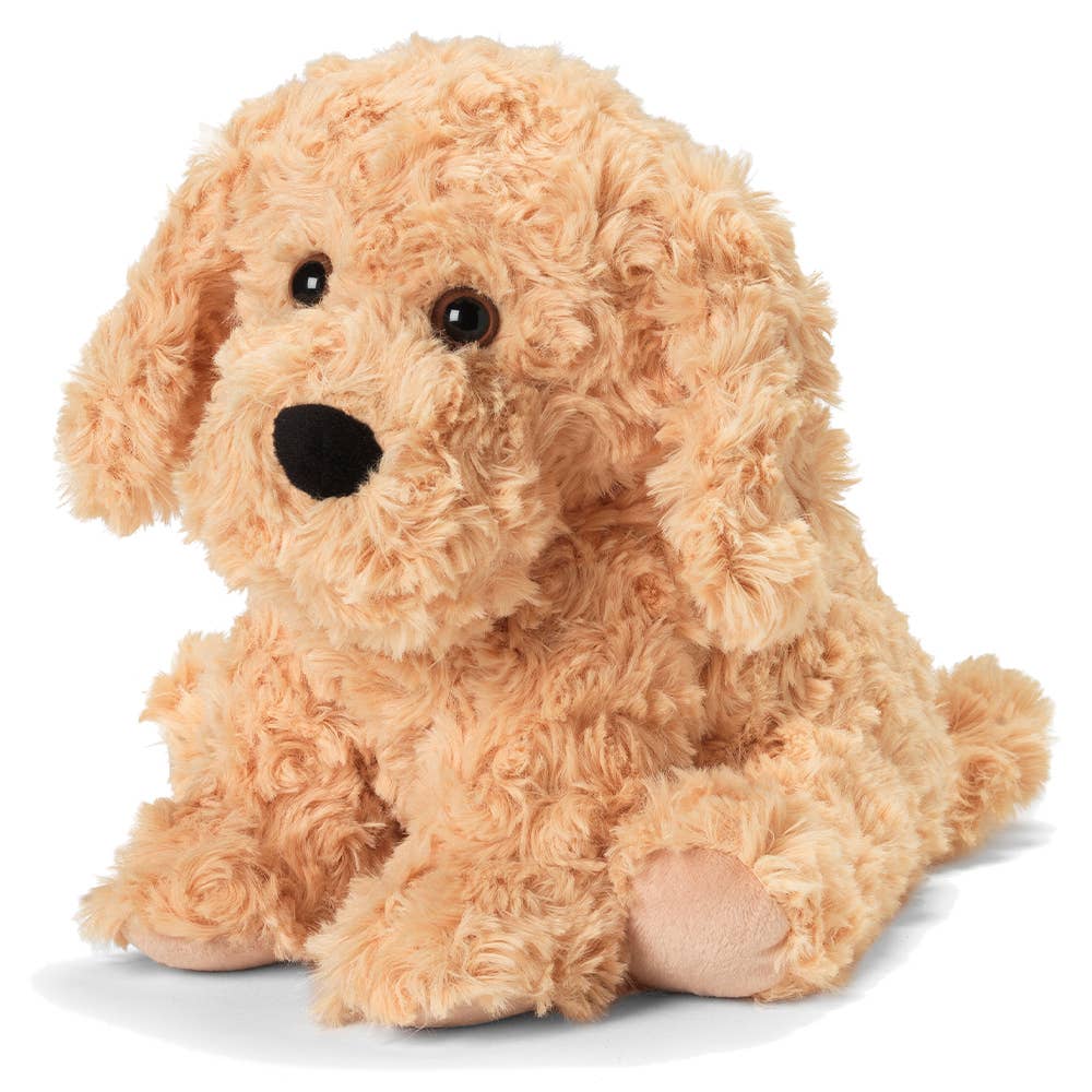 Warmies® Large Plush – Golden Dog - Microwavable Lavender-Scented Comfort