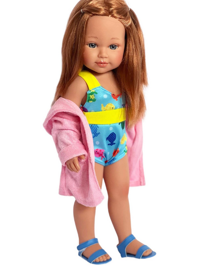 Adorable Fishies Swimsuit Baby Doll Accessory: Fits 18" Dolls (Made In USA)