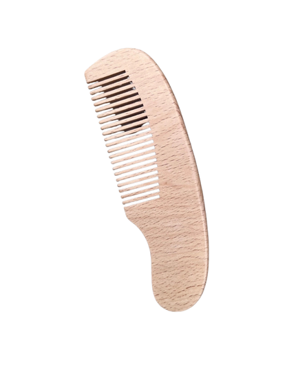 Natural Wood Baby Doll Hair Tools: Wooden Comb