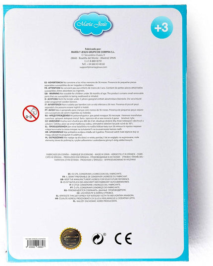 Product packaging with text and symbols on a white background