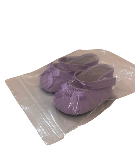 Purple Doll Shoes in Packaging 