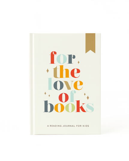 For The Love Of Books Journal on white background.