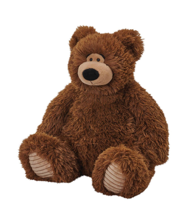 Brown teddy bear on a white background