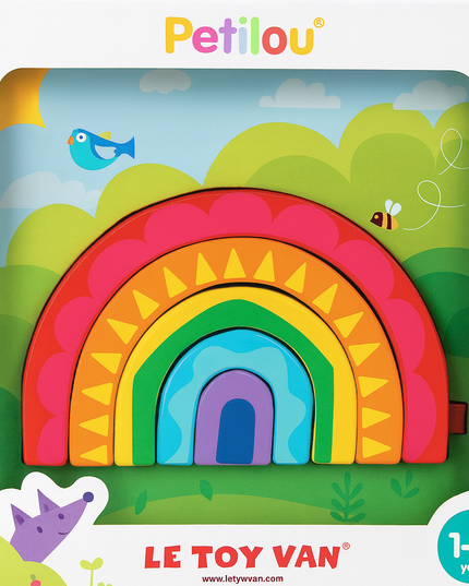 Le Toy Van Rainbow Tunnel In Case