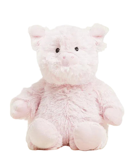 Large Pink Pig Warmie on white background
