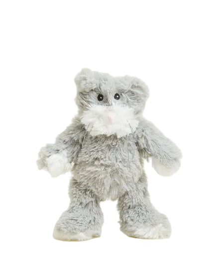 Junior Grey Cat Warmie on white background