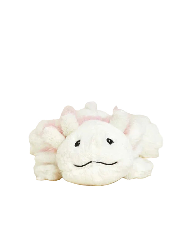 Junior Axolotl Warmie on white background