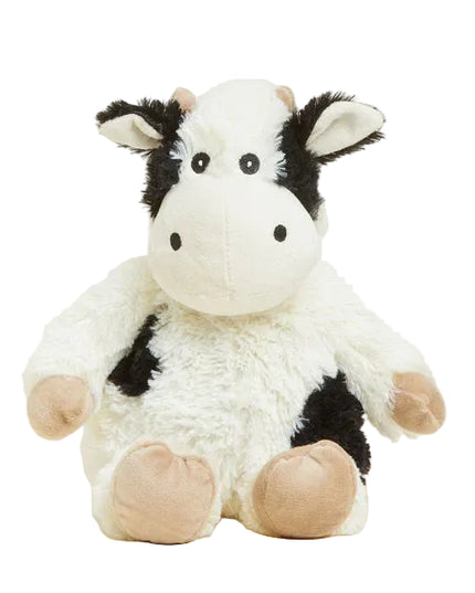 Large Black & White Warmie Cow Plush