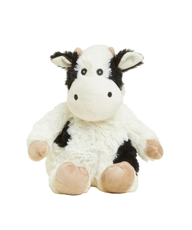 Large Black & White Warmie Cow Plush