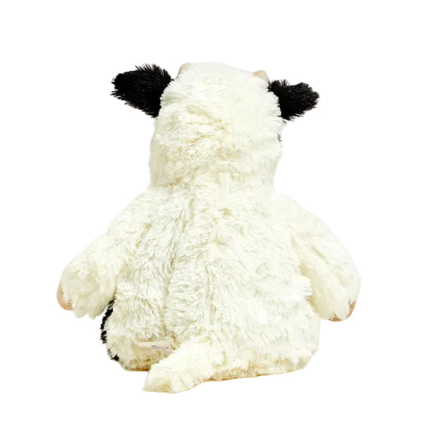 Large Black & White Warmie Cow Plush