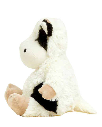 Large Black & White Warmie Cow Plush
