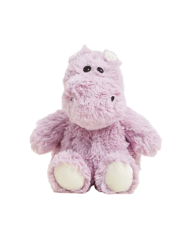 Pink plush toy on a white background