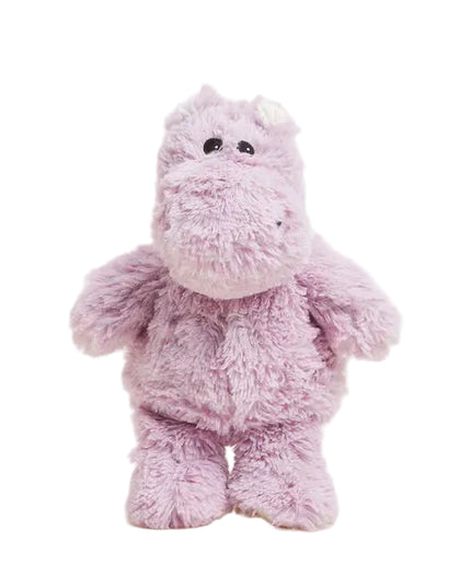 Pink plush toy on a white background