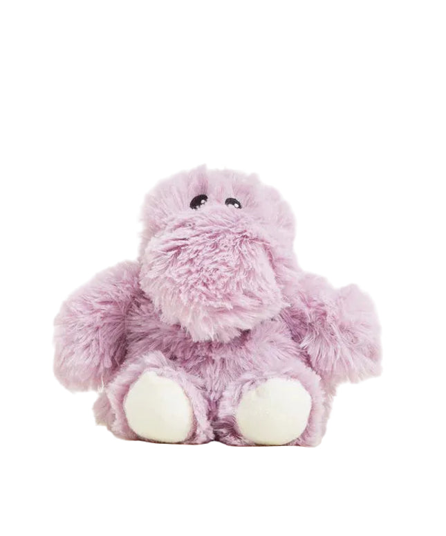 Pink plush toy on a light beige background