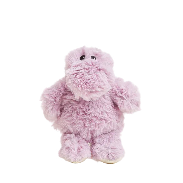 Pink plush toy on a white background